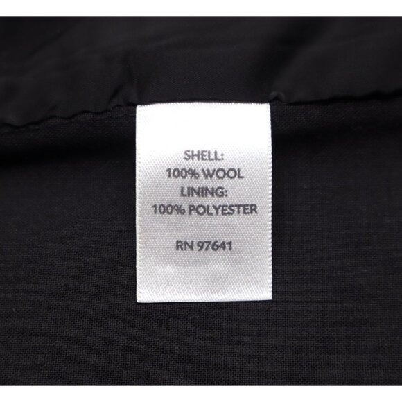 J. Jill Women's Simple 120 Wool Blazer Black Sz 14 NEW - Picture 7 of 9